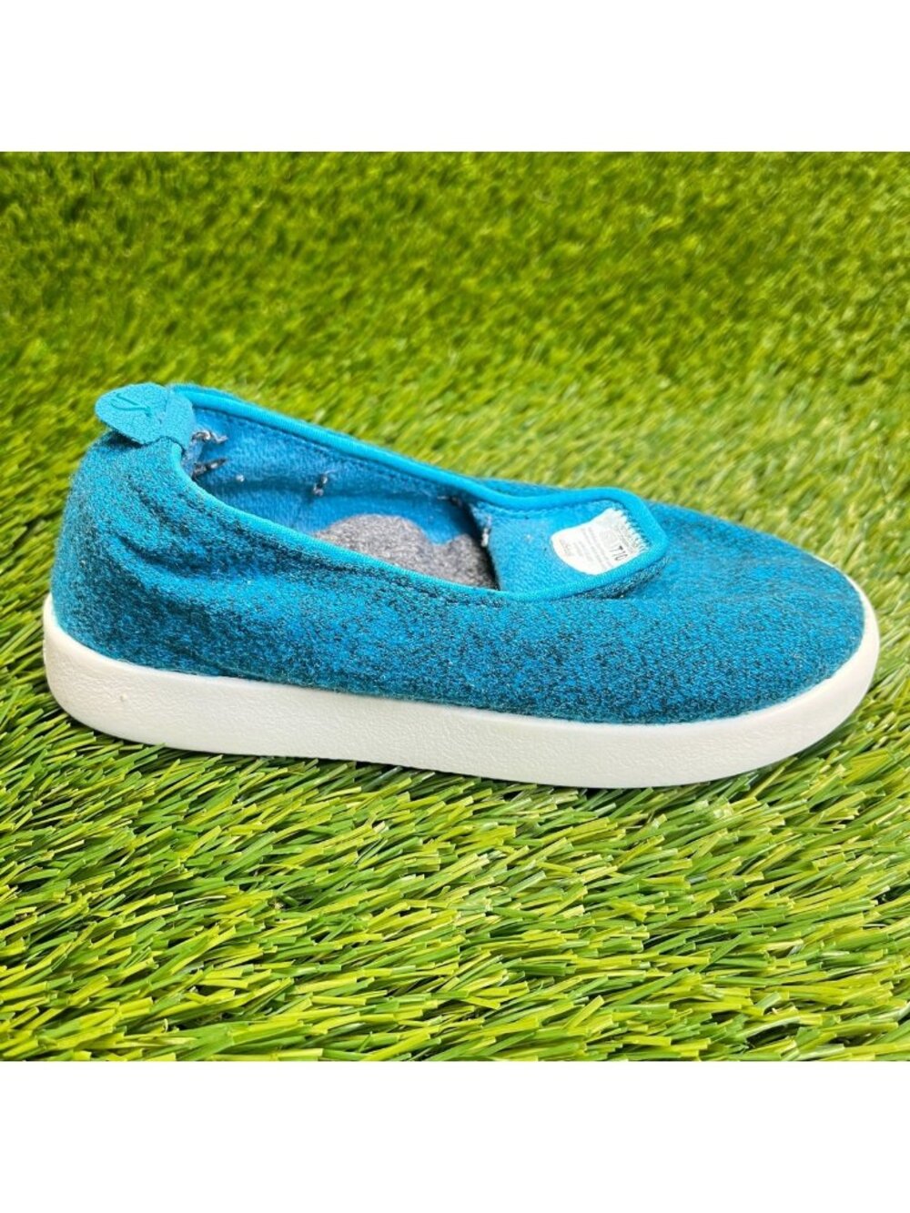 Allbirds Smallbirds Boys Size 10C Blue White Athletic Slip On Shoes Sneakers